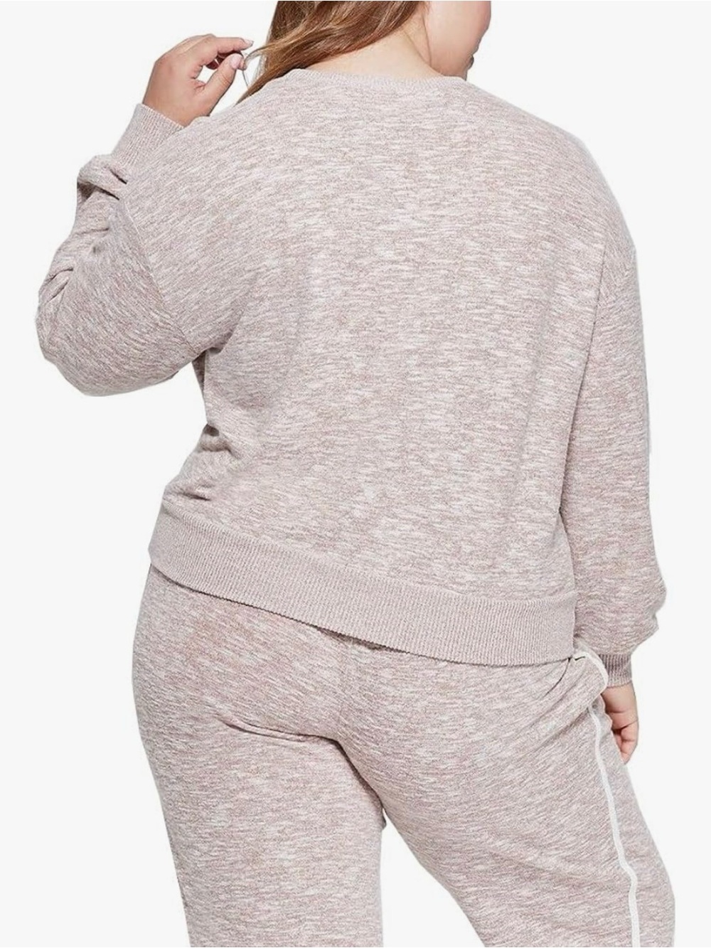 Colsie 2 Piece 2X Lounge PJs Pajamas Track Cropped Top and Pants